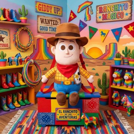 MOCHILA WOODY PELUCHE TAMAÑO 50CM