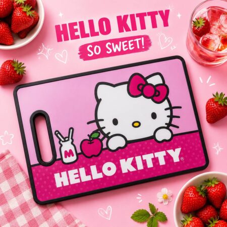 TABLA PARA PICAR DE SNOOPY Y KITTY TAMAÑO(SOLO KITTY) 27CM*23CM
