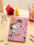 LIBRETA SNOOPY CON PASTA DE CALCULADORA (HOJAS DE RAYA Y PASTA GRUESA)