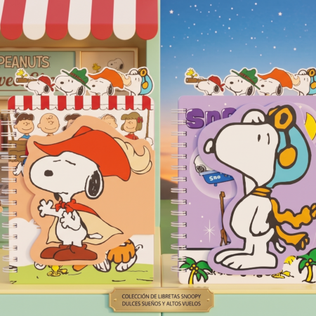 LIBRETA SNOOPY CON SEPARADORES