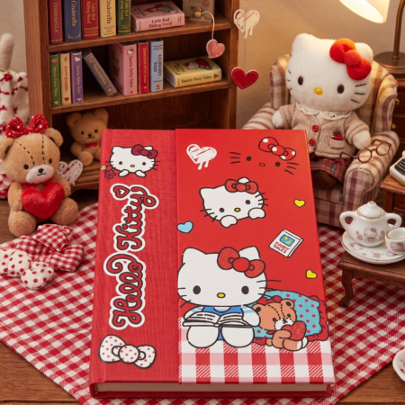 LIBRETA HELLO KITTY (80 HOJAS, RAYA Y AGENDA, TAMAÑO FRANCESA)