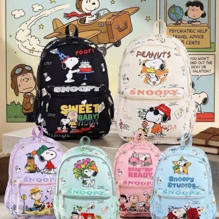 MOCHILA ESCOLAR SNOOPY