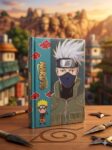 LIBRETA NARUTO (PASTA GRUESA, TAMAÑO FRANCESA, 80 HOJAS CON DISEÑO)