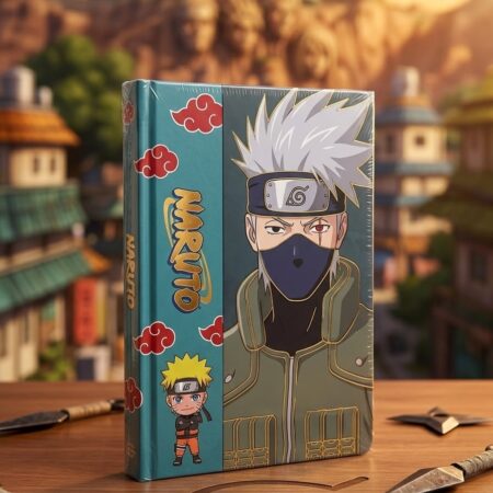 LIBRETA NARUTO (PASTA GRUESA, TAMAÑO FRANCESA, 80 HOJAS CON DISEÑO)