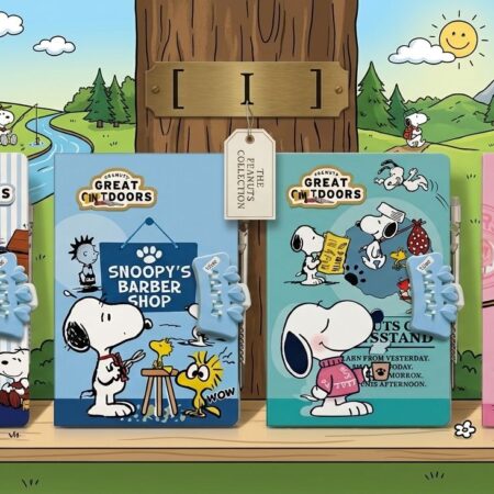 LIBRETA SNOOPY CON CLAVE DE SEGURIDAD