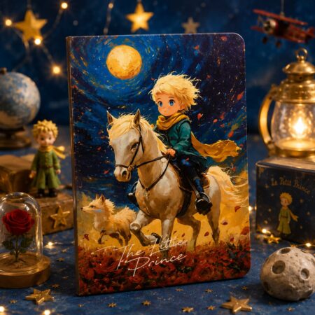 LIBRETA EL PRINCIPITO CON RESORTE Y HOJAS DE RAYA