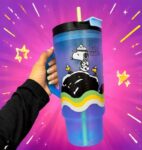 VASO DE SNOOPY CON POPOTE CAPACIDAD 30 ONZAS