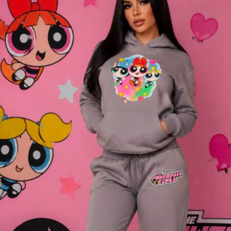 CONJUNTO POWER PUFF ADULTO TALLA S, M Y L. 5 COLORES DIFERENTES