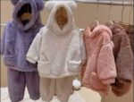 CONJUNTO TEDDY INFANTIL TALLA S, M Y L. 4 COLORES DIFERENTES