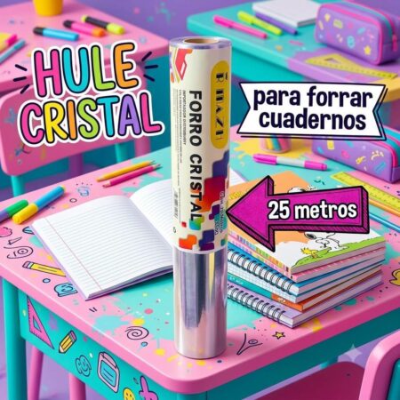 ROLLO DE HULE CRISTAL 25MTS. 35CM DE ANCHO