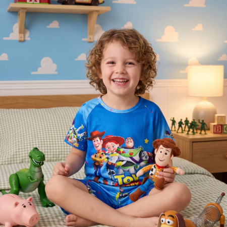 PIJAMA INFANTIL DIFERENTES PERSONAJES TOY STORY, KITTY, K POP, ETC. TALLAS 10, 12, 14 Y 16