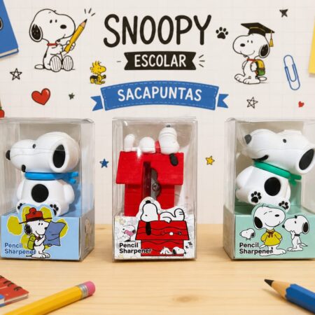 SACAPUNTAS DE SNOOPY. 3 MODELOS DIFERENTES