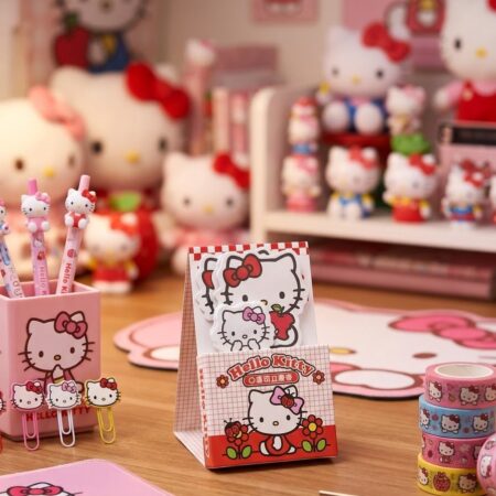 SET DE NOTAS HELLO KITTY MEDIDAS 6 X 10 CM
