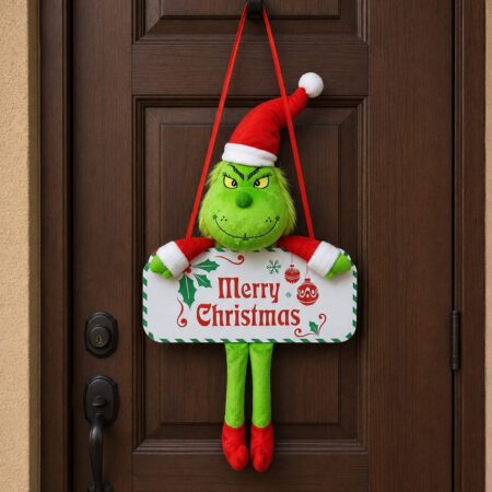 WELCOME GRINCH DECORACION PARA PUERTAS l 3 MODELOS DISTINTOS