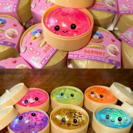 𝐒𝐐𝐔𝐈𝐒𝐇𝐘 DUMPLING CON LUZ LED 9 CM