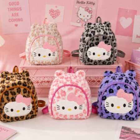 MINI MOCHILITA KITTY ANIMAL PRINT 22 X 24 CM