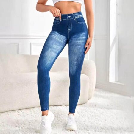 LEGGINS TIPO MEZCLILLA UNITALLA
