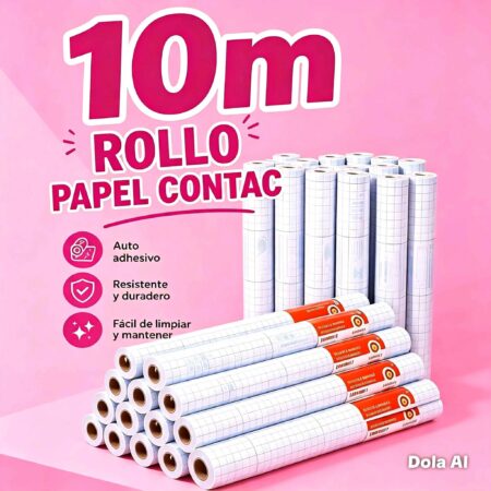 ROLLO DE PAPEL CONTAC (10 METROS )