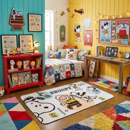 TAPETE SNOOPY MEDIDAS 90X 60 CM