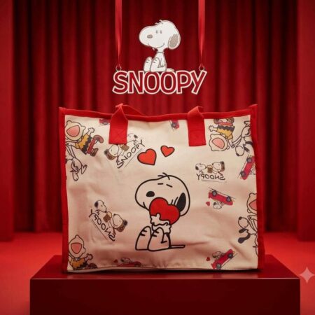 TOTEBAG SNOOPY MEDIDAS 37x30x12