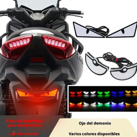 OJOS  LED PARA MOTO 6 CM