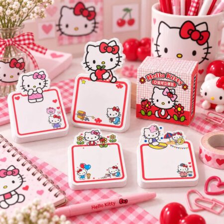 SET DE NOTAS HELLO KITTY MEDIDAS 6 X 10 CM