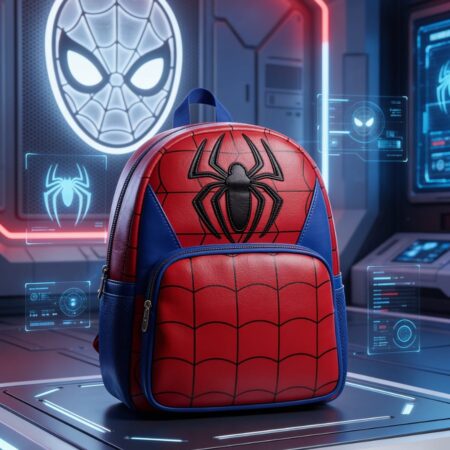 MOCHILA  SPIDERMAN  VINIPIEL  TAMAÑO 35 X 25