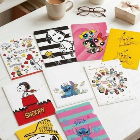PAQUETE DE FOLDERS DE PERSONAJES (9 PZ TAMAÑO CARTA)