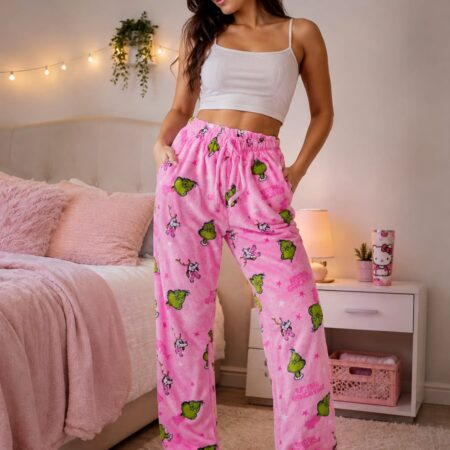 PANTALON PIJAMA GRINCH ADULTO