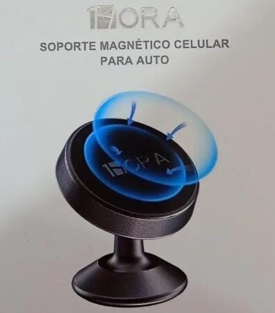 SOPORTE  MAGNETICO  CELULAR  PARA  AUTO  3cm X 3cm alto  PJ093
