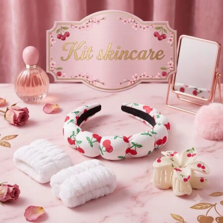 KIT DE SKINCARE CON DIADEMA
