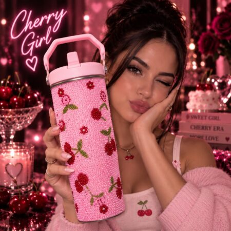 VASO CON BRILLOS EDICION JUICY BLING