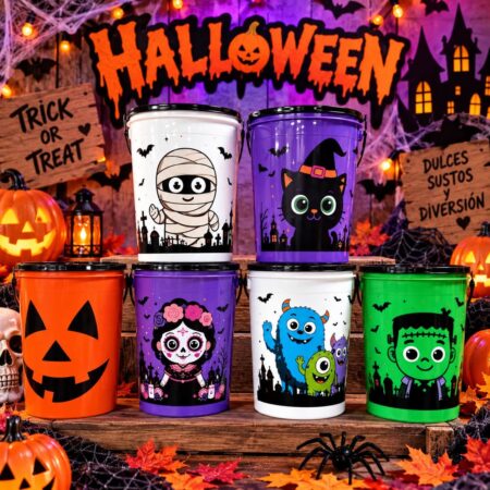 CUBETA INFANTIL HALLOWEEN