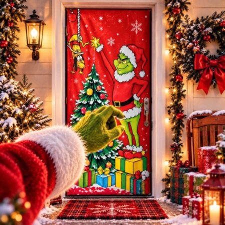 FUNDA PARA LA PUERTA DE GRINCH