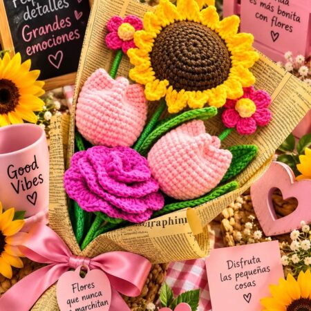 GIRASOLES CROCHET
