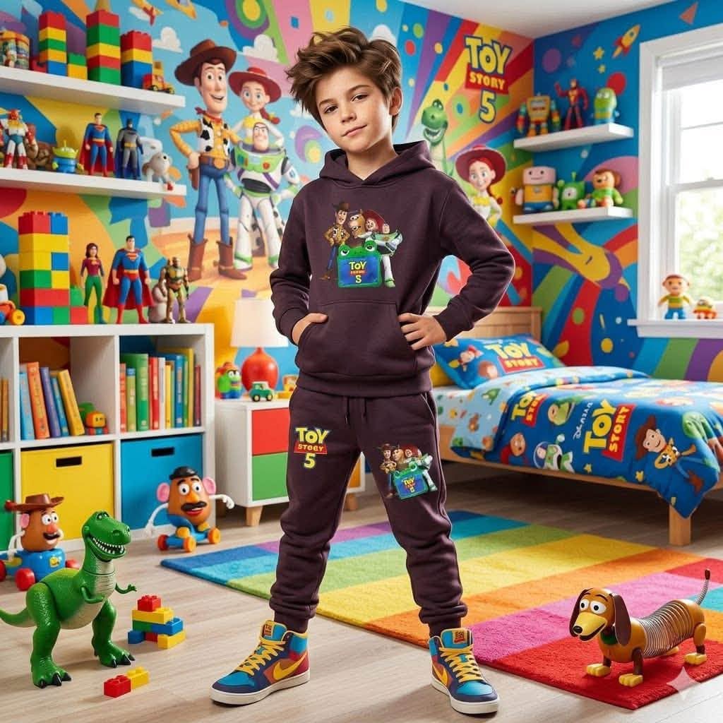 CONJUNTO INFANTIL TOY STORY (TALLAS 6, 8, 10, 12, 14 Y 16 COLORES DIFERENTES)
