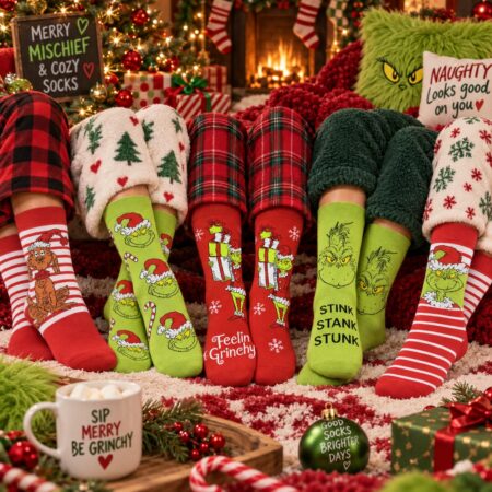 CALCETA NAVIDEÑA GRINCH