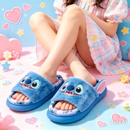 PANTUFLA DE STITCH l IMPORTADA DE LICENCIA