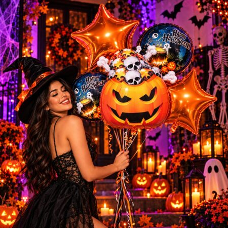SET DE GLOBOS HALLOWEEN