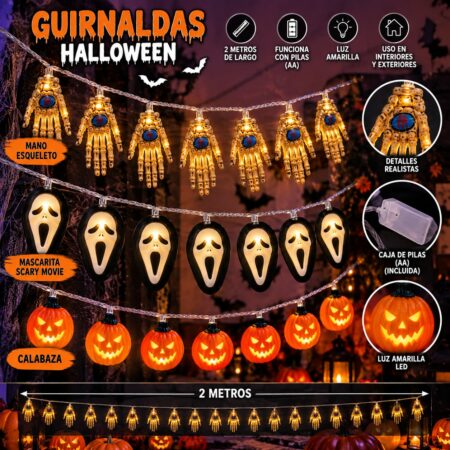 SERIE DE CALABAZA, MANITAS Y GHOST FACE