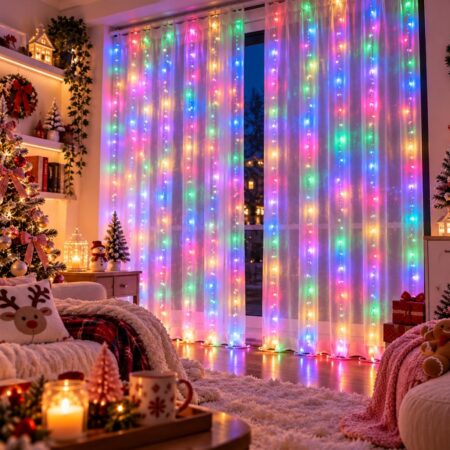 CORTINA LED 8 FUNCIONES CON CONTROL 3M X 3M