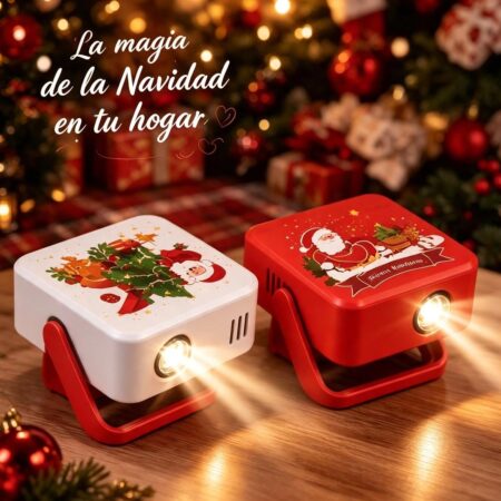PROYECTOR NAVIDEÑO (BLANCO Y ROJO)
