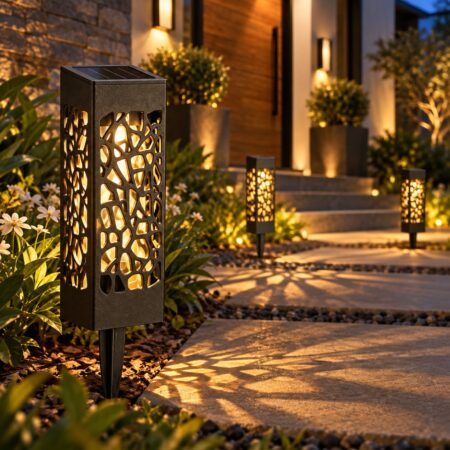 LUCES SOLARES PARA JARDIN MED 18X6 CM